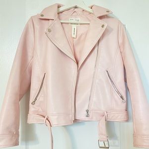 ZARA MOTO JACKET FAUX LEATHER